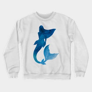 Watercolor Mermaid Crewneck Sweatshirt